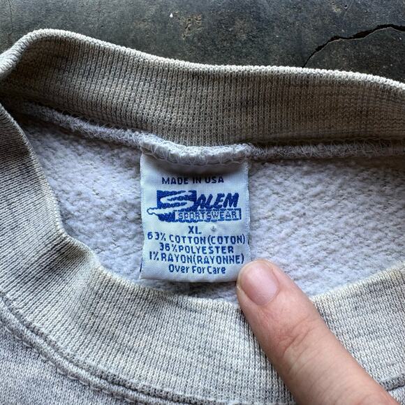 Vintage‎ 90s Salem Rose Bowl Sweatshirt - Picture 4 of 6